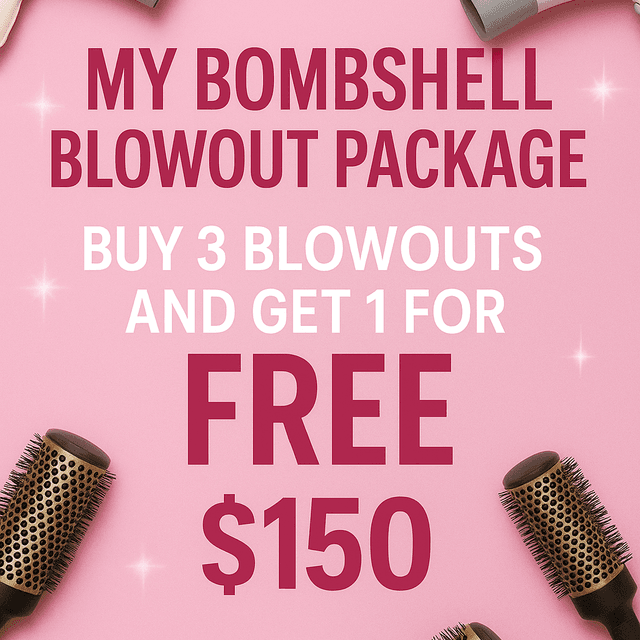 Bombshell BlowOut Package at Kanvas by Kanani in Cherry Valley, MA